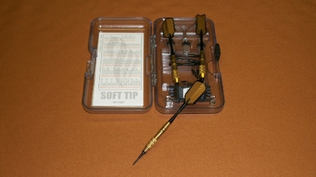 Brass Reversible Barrel dart set